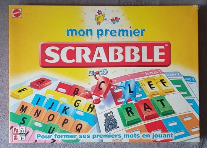 Jeu de société "Mon Premier Scrabble" (3-6 ans) / Mattel