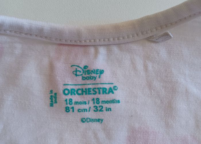Tee-shirt Disney 18 mois - photo numéro 3