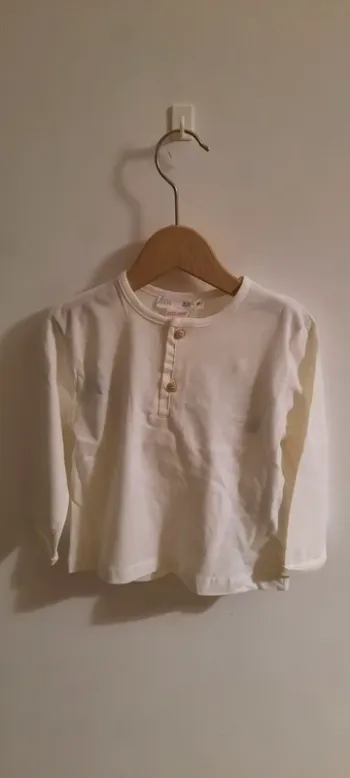Tee shirt manches longues coton