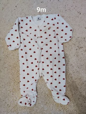 Pyjama chaud petit bateau 9m