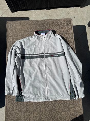 Veste coupe-vent Reebok vintage grise – Taille L/XL