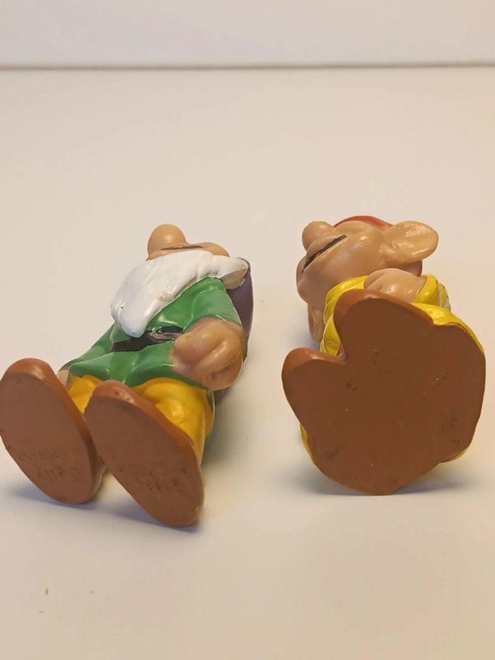 Lot figurines vintage Walt Disney production bully 1982 blanche neige et les sept nains - photo numéro 13