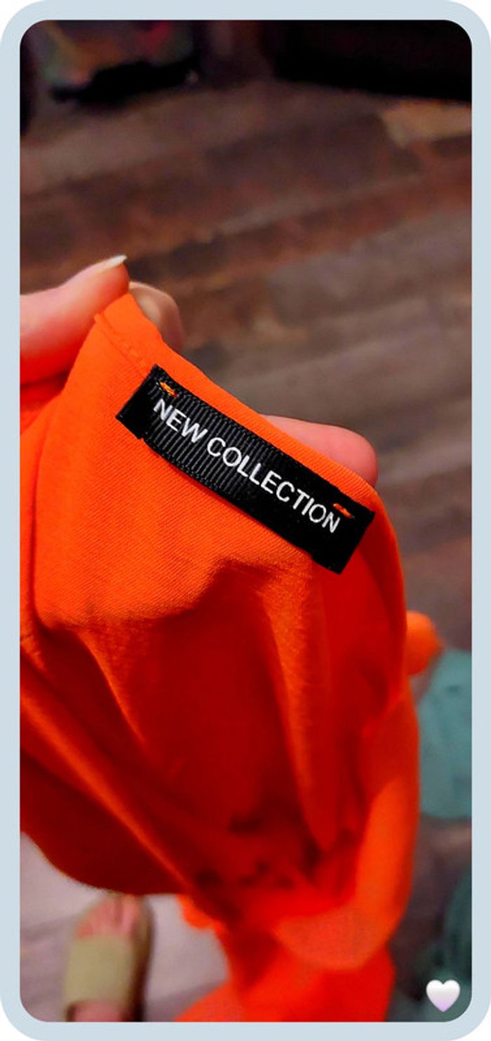 combinaison orange taille unique ok jusque 40 - photo numéro 2