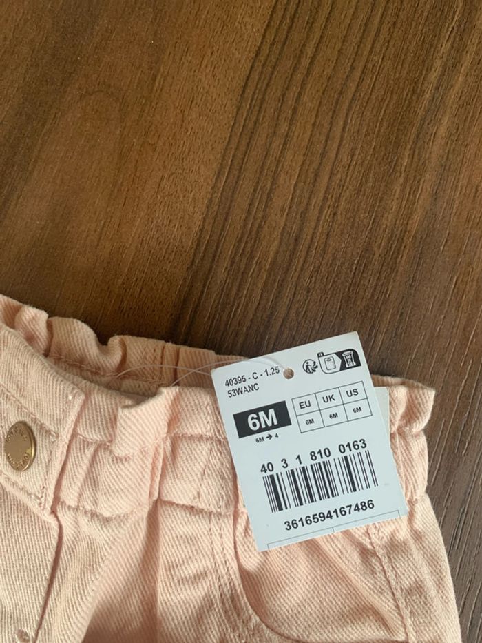 Pantalon Gemo rose 6 mois - photo numéro 2