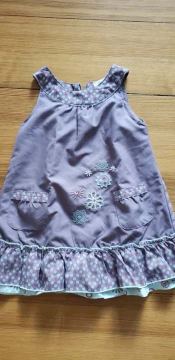 Robe violette 18mois