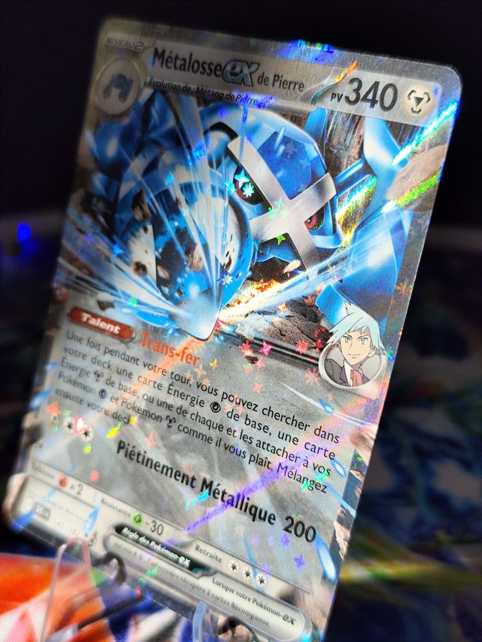 Carte pokémon neuve 🇨🇵 Metalosse Ex de pierre 145/182 rivalités destinées - photo numéro 3