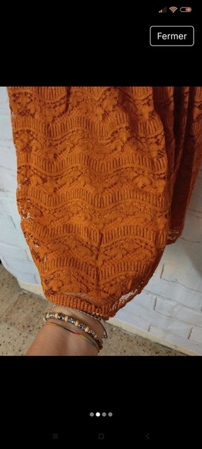 Robe orange taille 36 - photo numéro 2