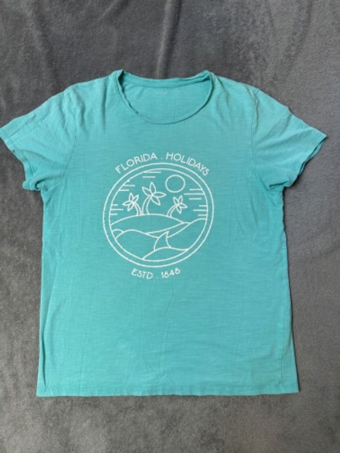 T-shirt turquoise