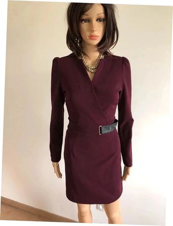 Robe bordeaux neuve à manches longues Morgan taille 34 (valeur 60€)