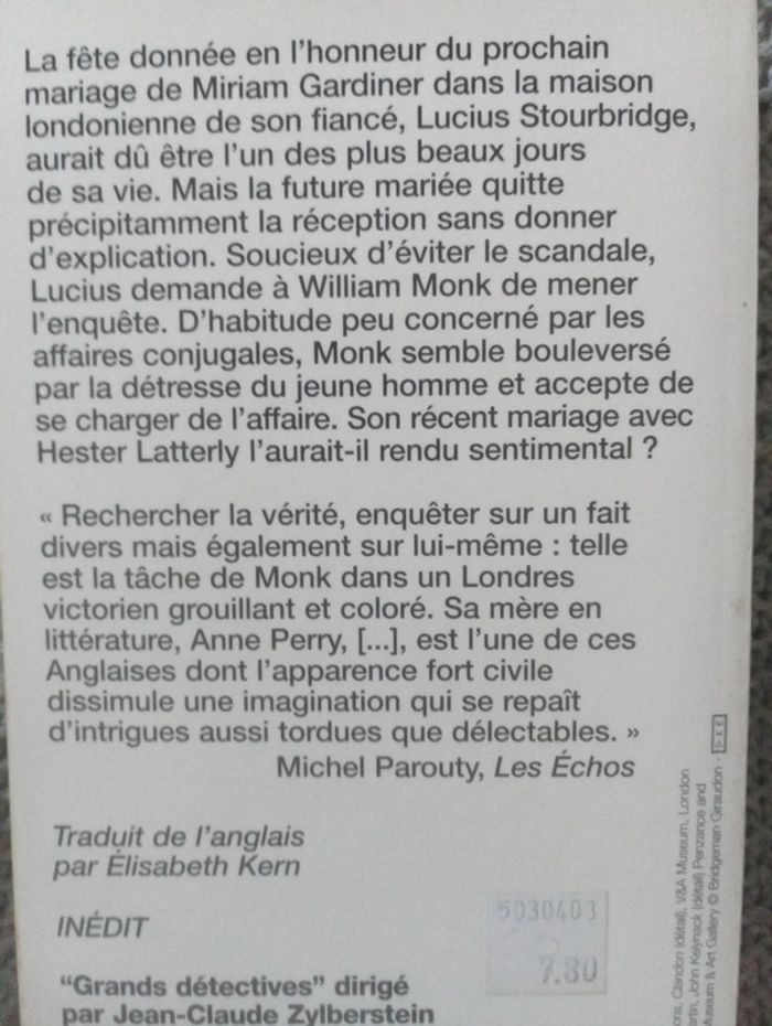 Anne Perry - Passé sous silence - photo numéro 2