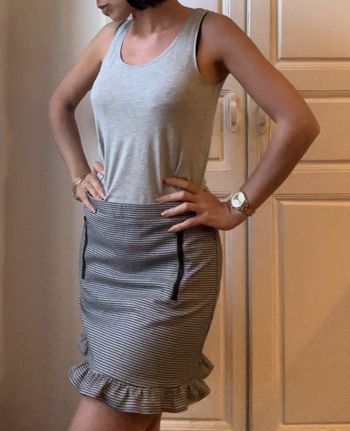 Jupe à carreaux Mango - S