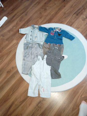 Lot salopettes 4 mois