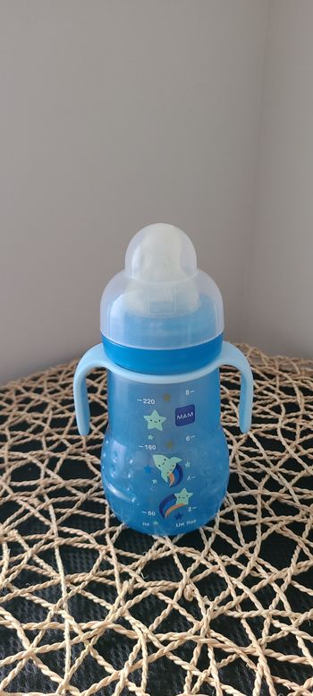 Gobelet verre d'apprentissage MAM