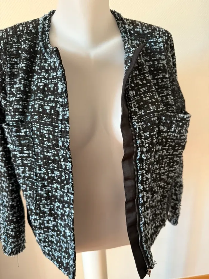 Veste effet tweed en très bon état taille 38/30 anany - photo numéro 6