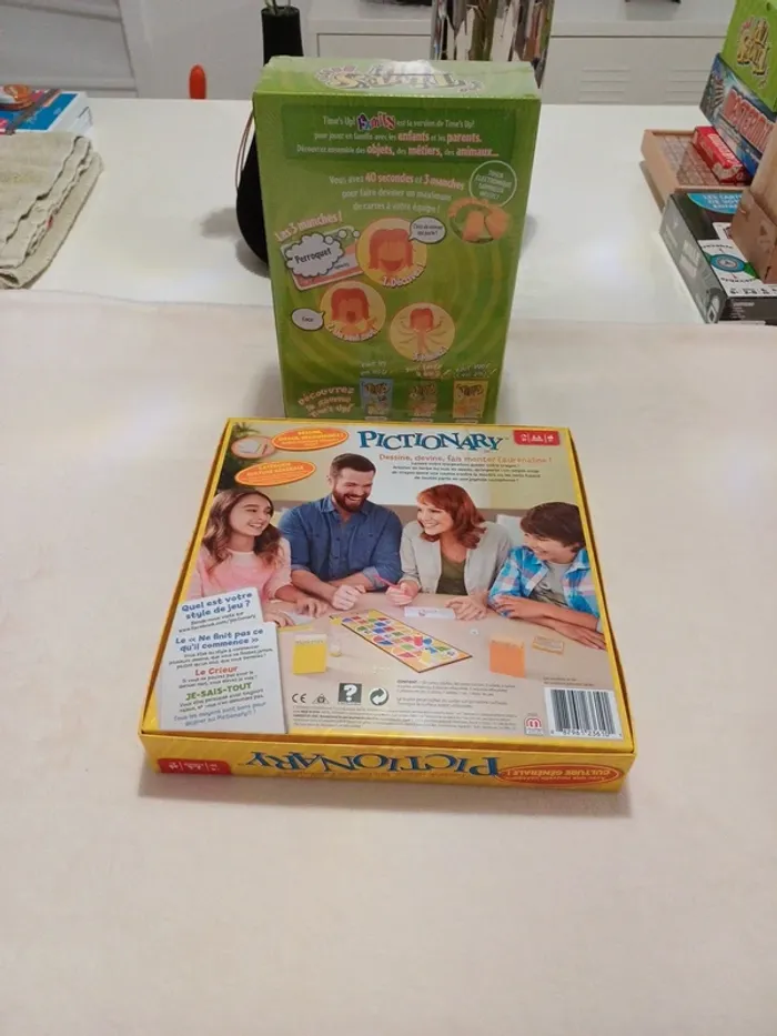 Lot Time's Up! Repos Production et Pictionary Mattel complets et neufs 8 ans+ - photo numéro 10