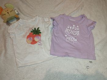 Lot de deux tee shirt 6m