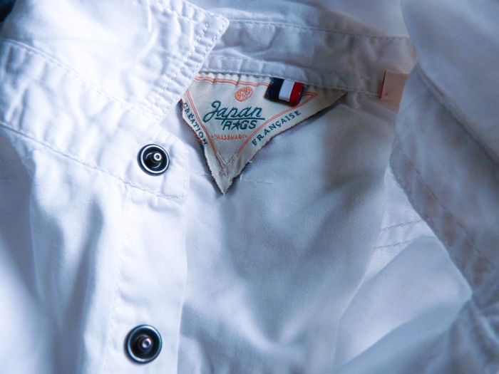 Chemise garçon Japan Rags 10 ans blanche manches longues TBE - photo numéro 2