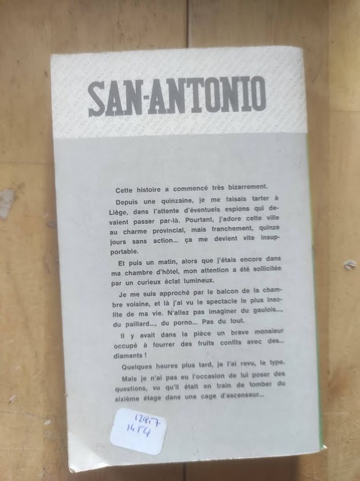 Du mouron à se faire San-Antonio Fleuve Noir 1970 - photo numéro 3