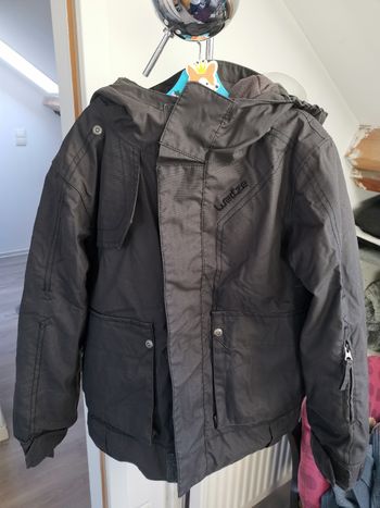 Manteau de ski enfant 6 ans Decathlon gris foncé