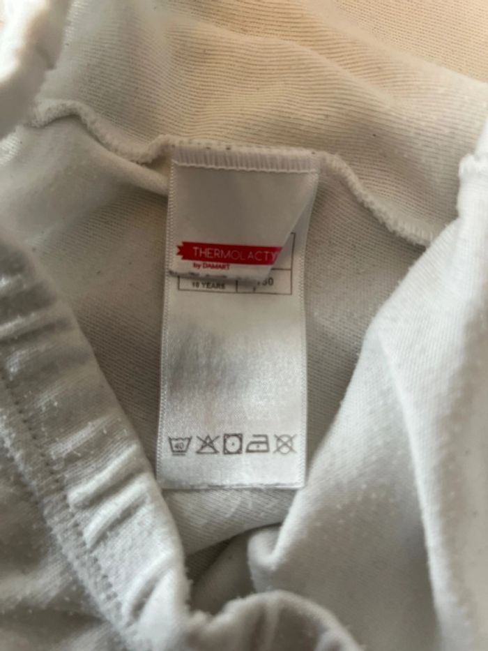Lot de deux leggings mixtes thermolactyl 3 taille 10 ans - Damart - photo numéro 5