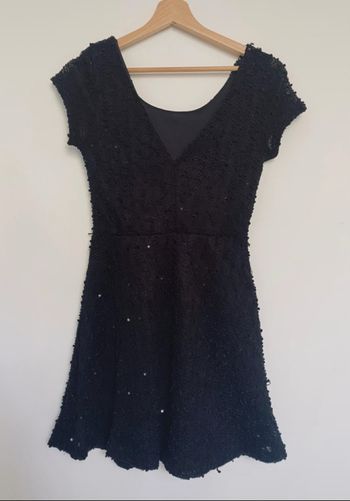 Petite robe noire paillette