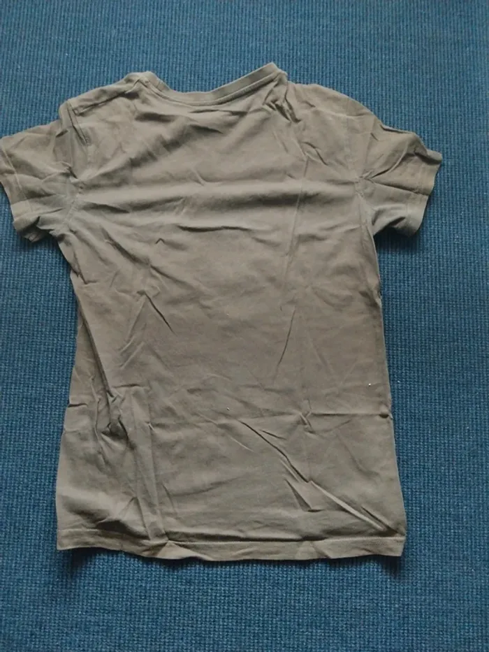 Tee shirt marron gris T10A - photo numéro 4