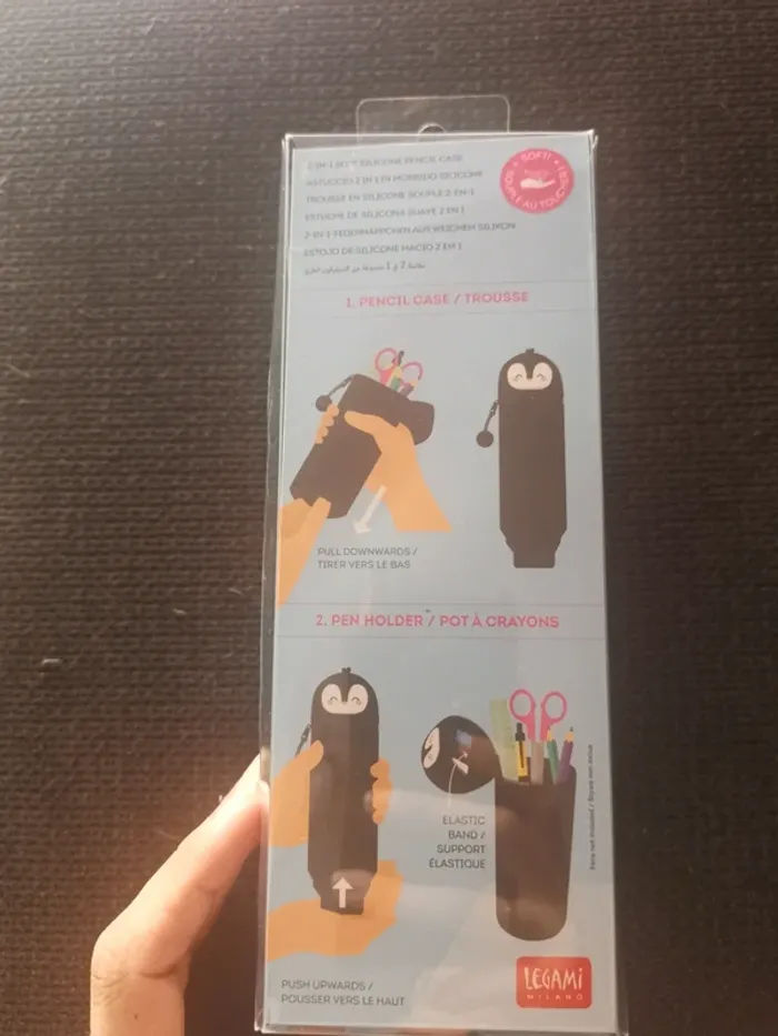 Trousse souple kawaii legami pingouin - photo numéro 3