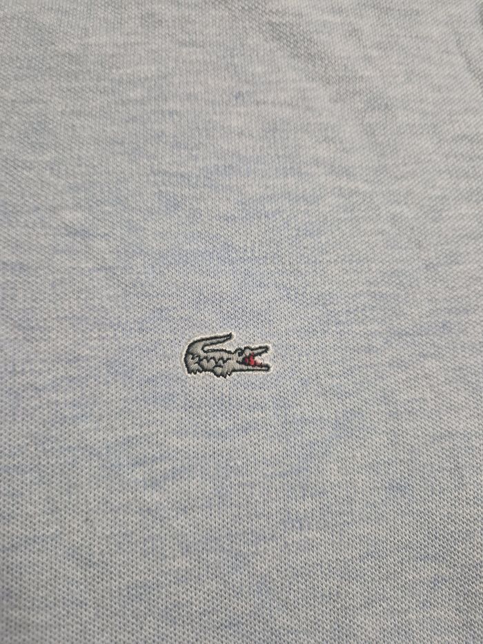 Polo Lacoste bleu ciel - photo numéro 3