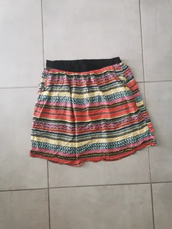 Jupe colorée