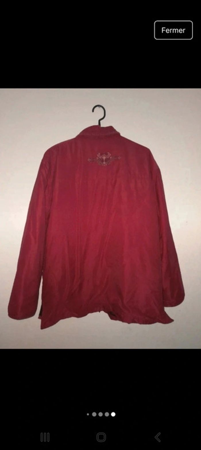 Manteau René Derhy Paris manteau vintage matelassée motif poches mi saison taille oversize 🌹 - photo numéro 5