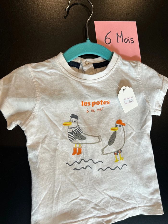 Teeshirt manche courte blanc - photo numéro 2
