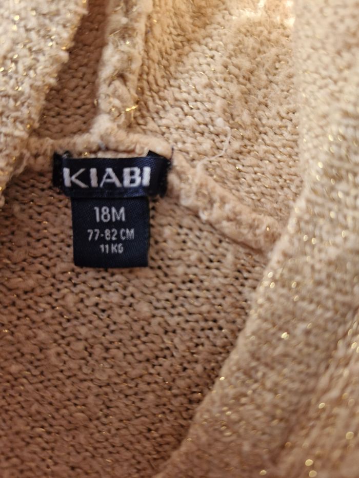 Sublime veste style poncho doré - photo numéro 5