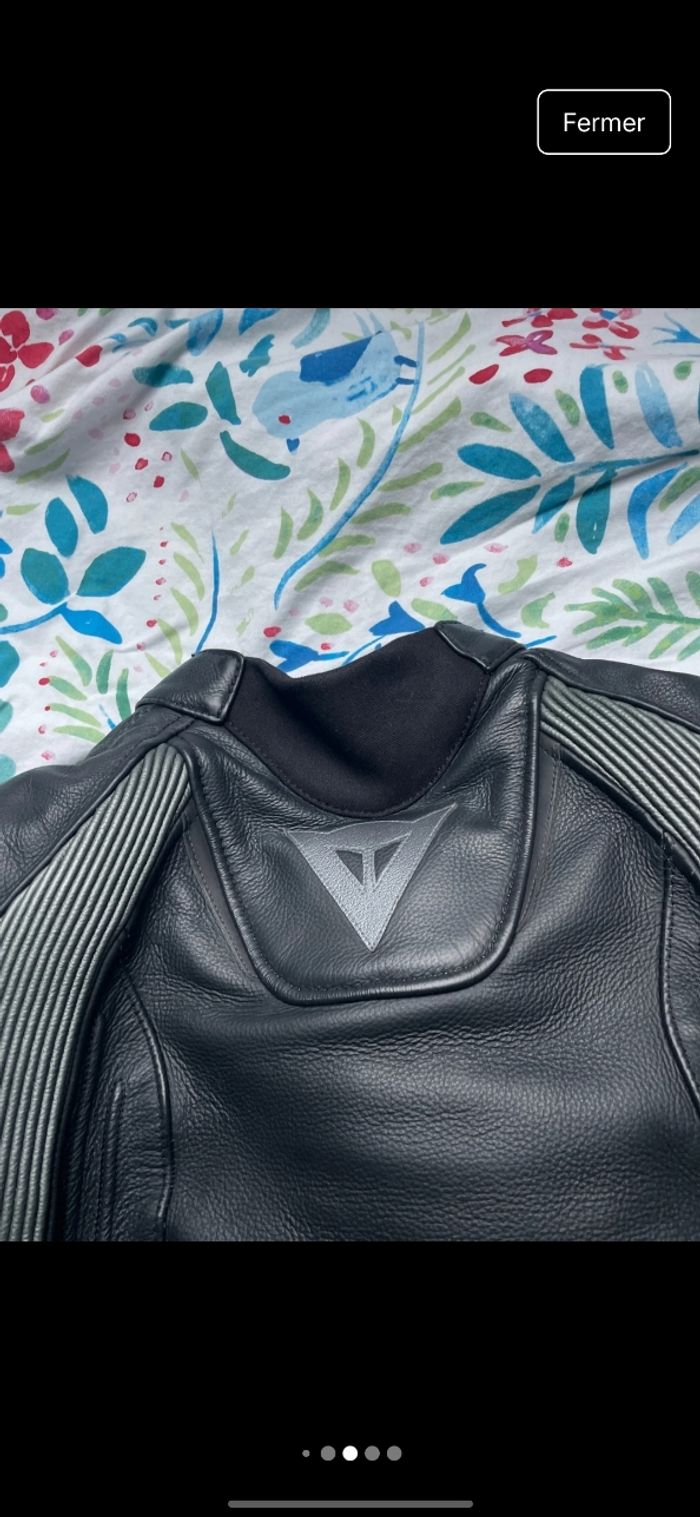 Veste en cuir dainese - photo numéro 6