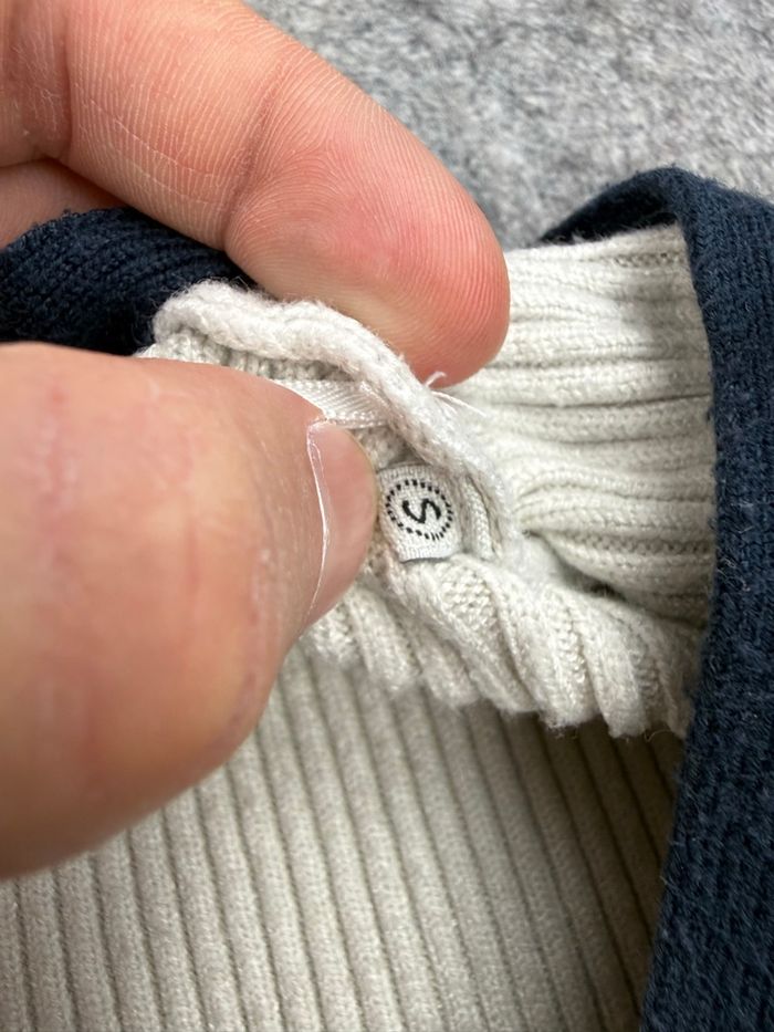 Varsity Cardigan Tunique Oversize Blanc Teddy Smith S - photo numéro 5