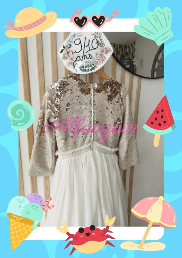 Sublime robe de soirée/cérémonie tao dream 9/10ans - photo numéro 9