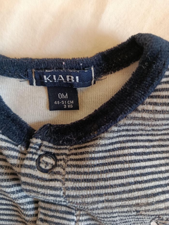 Pyjama chaud  0 mois  50 cm - photo numéro 3