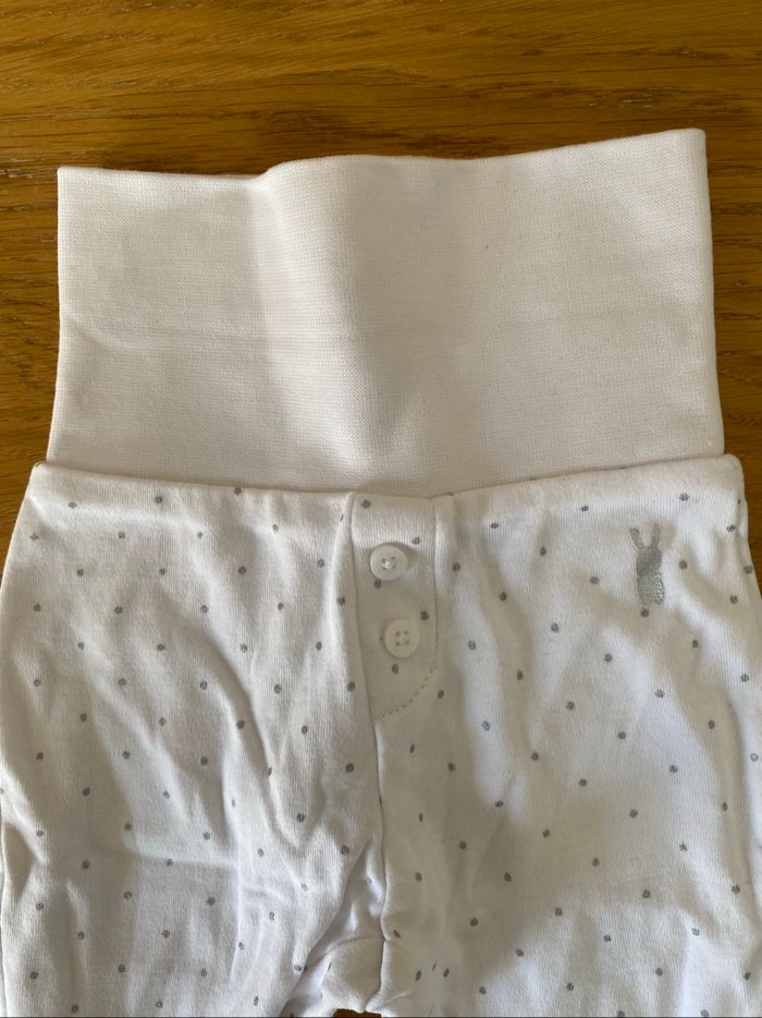 Obaïbi Pantalon blanc Taille Naissance - photo numéro 4