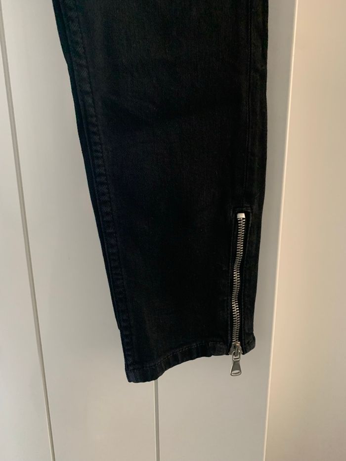 Pantalon slim noir school rag - photo numéro 4