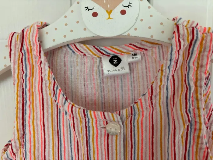 Robe 6 mois Grain de blé - photo numéro 3