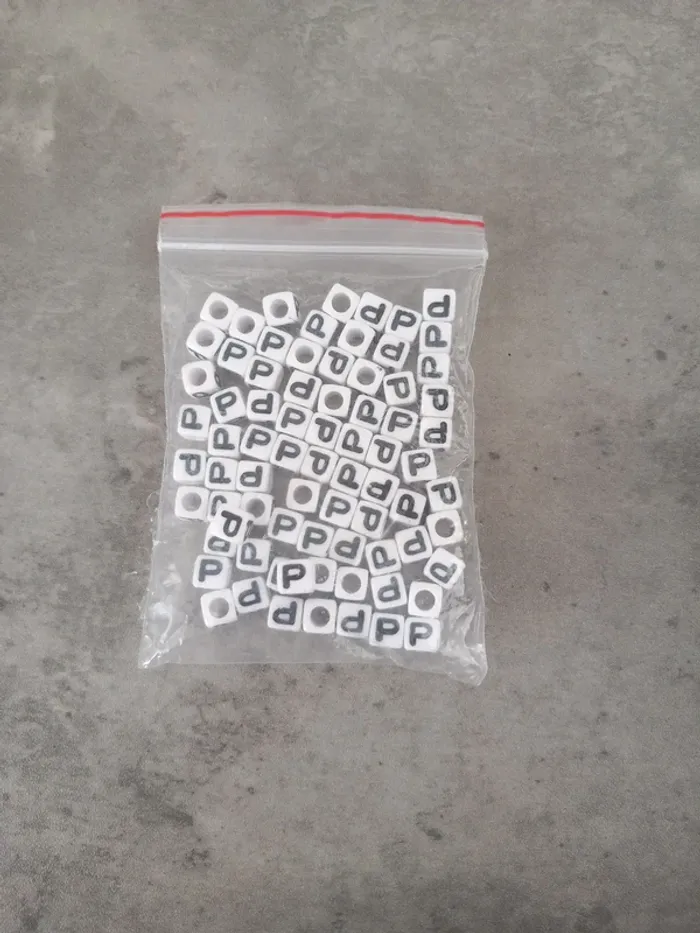 Lettres perles