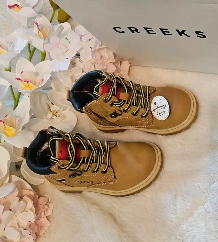 Bottes Bottines Zip Enfilage Facile Creeks T25 - photo numéro 3