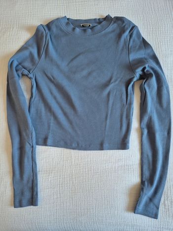 Top courtes manches longues Pimkie bleu Taille XS