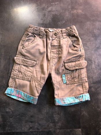 Short cargo kaki 18 mois Gémo