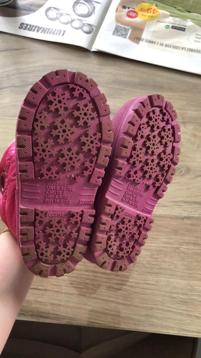 Botte en cahoutchou rose - photo numéro 3