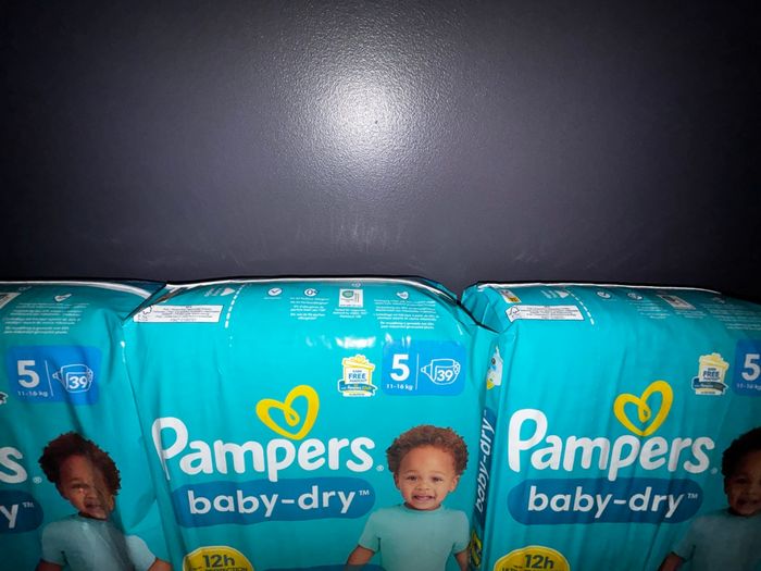 Trio-Pack De 117 Couches Pampers  Baby-Dry Neuf Dans L’emballage Taille:5 - photo numéro 2
