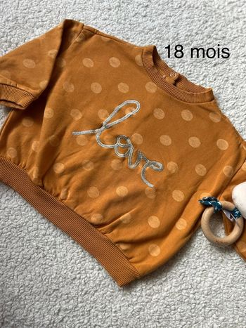 Pull fille 18 mois