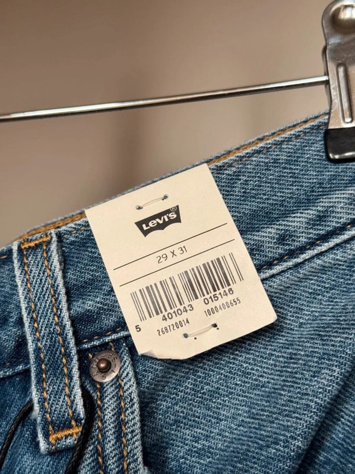 Jean bleu Levis high loose w 29x31 poches rétro - photo numéro 9