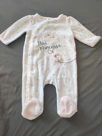 Pyjama velours 3 mois Gémo