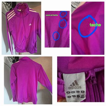 Veste adidas taille 16 état satisfaisant