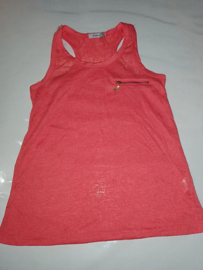 Débardeur saumon taille 2
